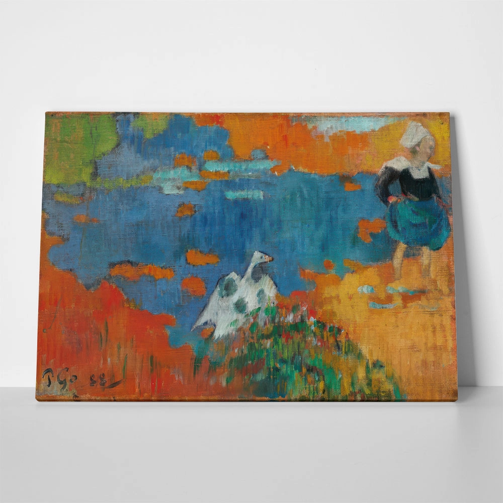 Πινακας σε καμβά PAUL GAUGUIN - GOOSE BY THE WATER
