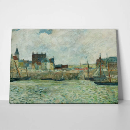 Πινακας σε καμβά PAUL GAUGUIN - HARBOUR SCENE DIEPPE - Paul Gauguin