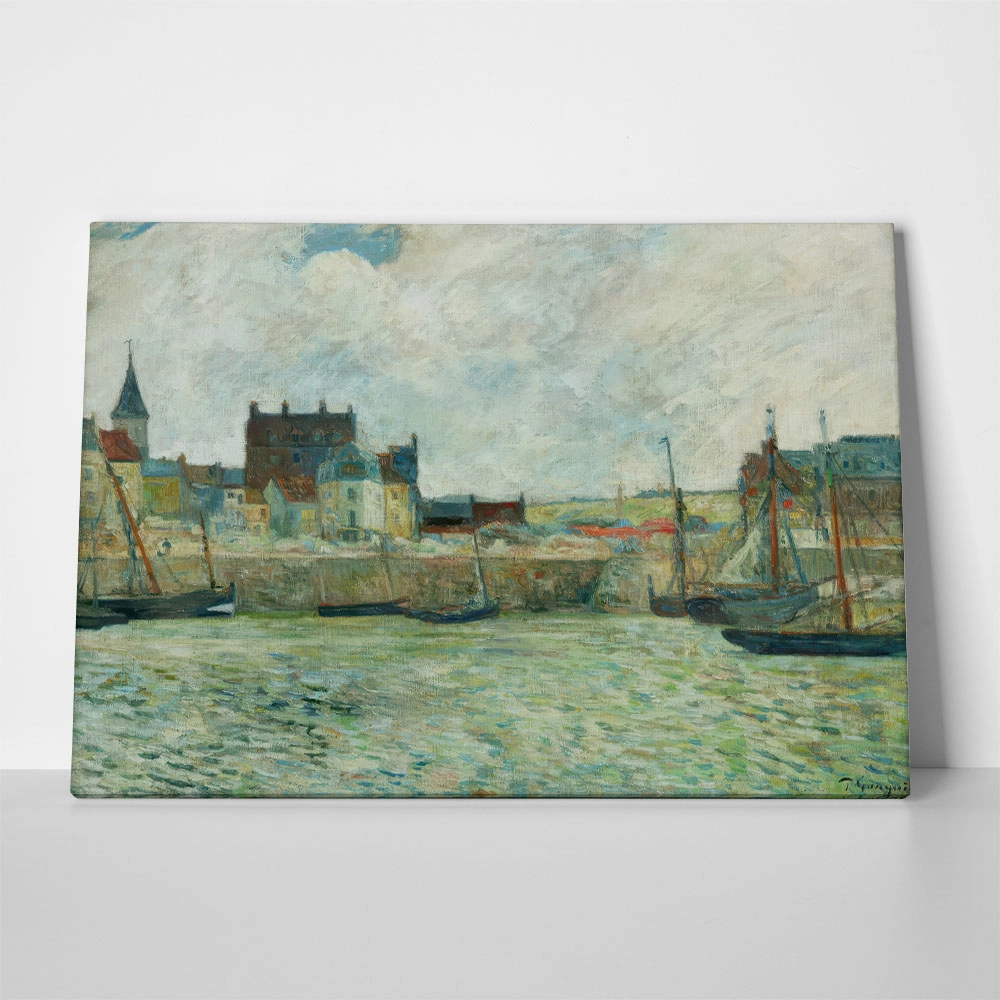 Πινακας σε καμβά PAUL GAUGUIN - HARBOUR SCENE DIEPPE