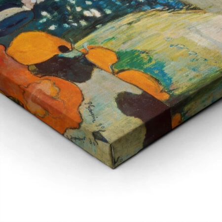 Πινακας σε καμβά PAUL GAUGUIN - HAYSTACKS IN BRITTANY - Paul Gauguin Sticky 1