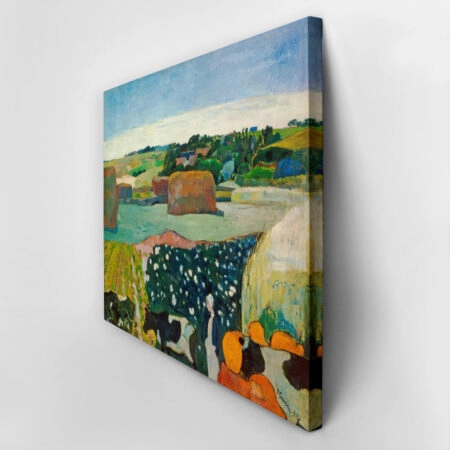 Πινακας σε καμβά PAUL GAUGUIN - HAYSTACKS IN BRITTANY - Paul Gauguin Sticky 2
