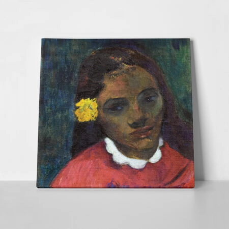 Πίνακας σε καμβά PAUL GAUGUIN - HEAD OF A TAHITIAN WOMAN - Paul Gauguin