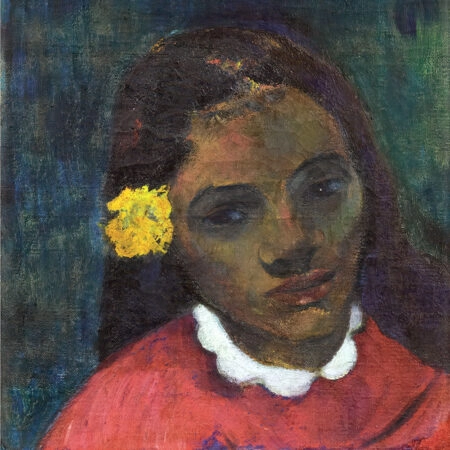 Πίνακας σε καμβά PAUL GAUGUIN - HEAD OF A TAHITIAN WOMAN - Paul Gauguin Sticky 5