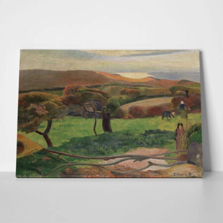 Πινακας σε καμβά PAUL GAUGUIN - LANDSCAPE FROM BRETAGNE - Paul Gauguin