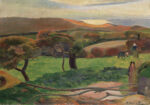 Πινακας σε καμβά PAUL GAUGUIN - LANDSCAPE FROM BRETAGNE
