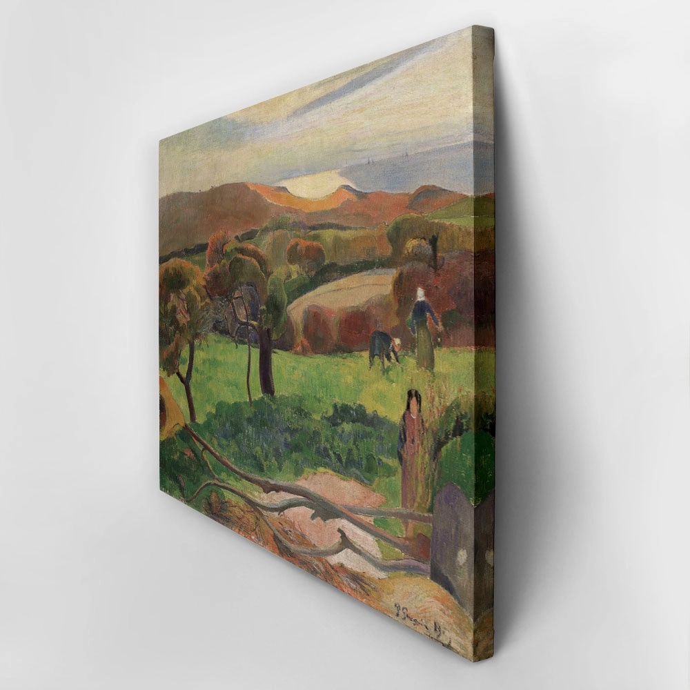 Πινακας σε καμβά PAUL GAUGUIN - LANDSCAPE FROM BRETAGNE
