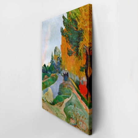 Πινακας σε καμβά PAUL GAUGUIN - LANDSCAPE IN ARLES NEAR THE ALYSCAMPS - Paul Gauguin Sticky 2