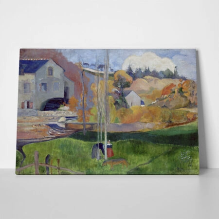 Πινακας σε καμβά PAUL GAUGUIN - LANDSCAPE IN BRITTANY - Paul Gauguin