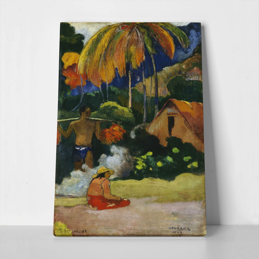 Πινακας σε καμβά PAUL GAUGUIN - LANDSCAPE IN TAHITI