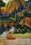 Πινακας σε καμβά PAUL GAUGUIN - LANDSCAPE IN TAHITI