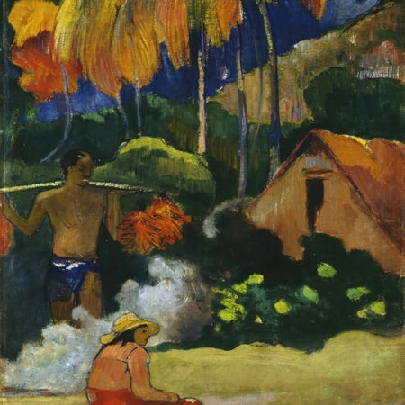 Πινακας σε καμβά PAUL GAUGUIN - LANDSCAPE IN TAHITI - Paul Gauguin Sticky 5