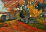 Πινακας σε καμβά PAUL GAUGUIN - LANE AT ALYSCAMPS