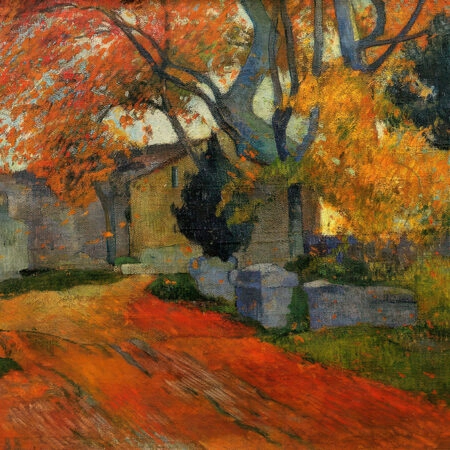 Πινακας σε καμβά PAUL GAUGUIN - LANE AT ALYSCAMPS - Paul Gauguin Sticky 6