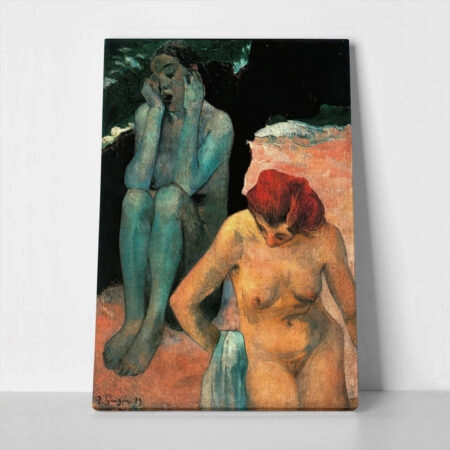 Πινακας σε καμβά PAUL GAUGUIN - LIFE AND DEATH - Paul Gauguin
