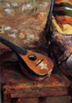 Πινακας σε καμβά PAUL GAUGUIN - MANDOLIN ON A CHAIR