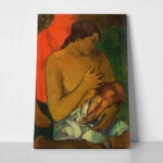 Πινακας σε καμβά PAUL GAUGUIN - MOTHERHOOD
