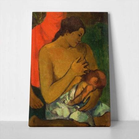 Πινακας σε καμβά PAUL GAUGUIN - MOTHERHOOD - Paul Gauguin
