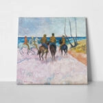 Πίνακας σε καμβά PAUL GAUGUIN - RIDERS ON THE BEACH 1902