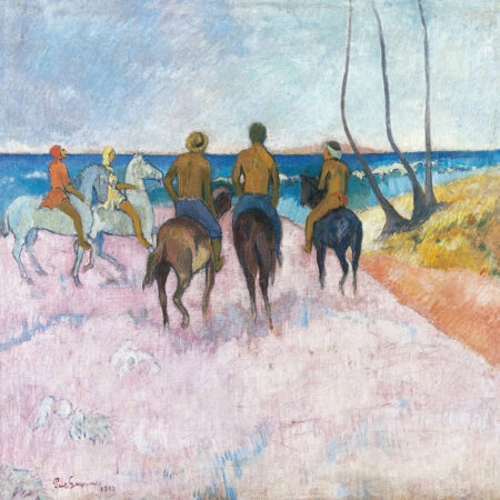 Πίνακας σε καμβά PAUL GAUGUIN - RIDERS ON THE BEACH 1902 - Paul Gauguin Sticky 5