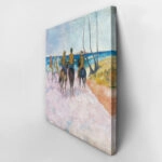 Πίνακας σε καμβά PAUL GAUGUIN - RIDERS ON THE BEACH 1902