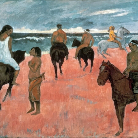 Πινακας σε καμβά PAUL GAUGUIN - RIDERS ON THE BEACH - Paul Gauguin Sticky 5