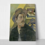 Πινακας σε καμβά PAUL GAUGUIN - SELF PORTRAIT IN A HAT