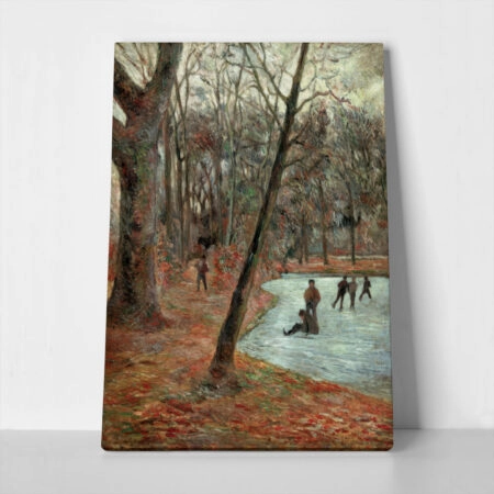 Πινακας σε καμβά PAUL GAUGUIN - SKATERS IN FREDERIKSBERG PARK - Paul Gauguin