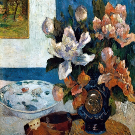 Πινακας σε καμβά PAUL GAUGUIN - STILL LIFE WITH CHINESE PEONIES AND MANDOLIN - Paul Gauguin Sticky 5