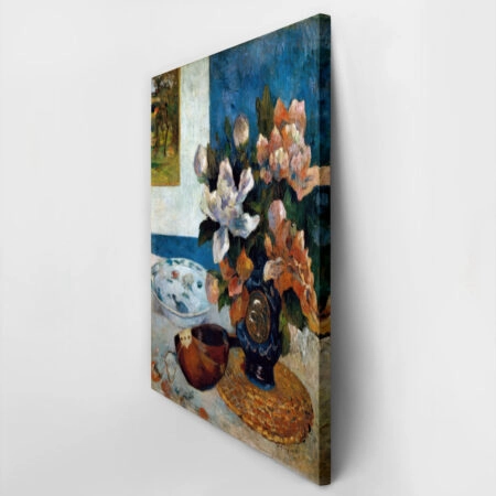 Πινακας σε καμβά PAUL GAUGUIN - STILL LIFE WITH CHINESE PEONIES AND MANDOLIN - Paul Gauguin Sticky 2