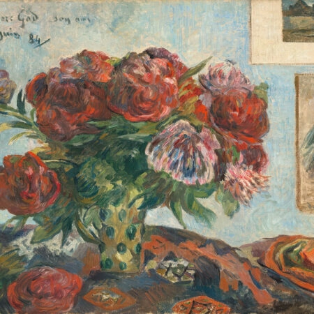 Πινακας σε καμβά PAUL GAUGUIN - STILL LIFE WITH PEONIES - Paul Gauguin Sticky 5