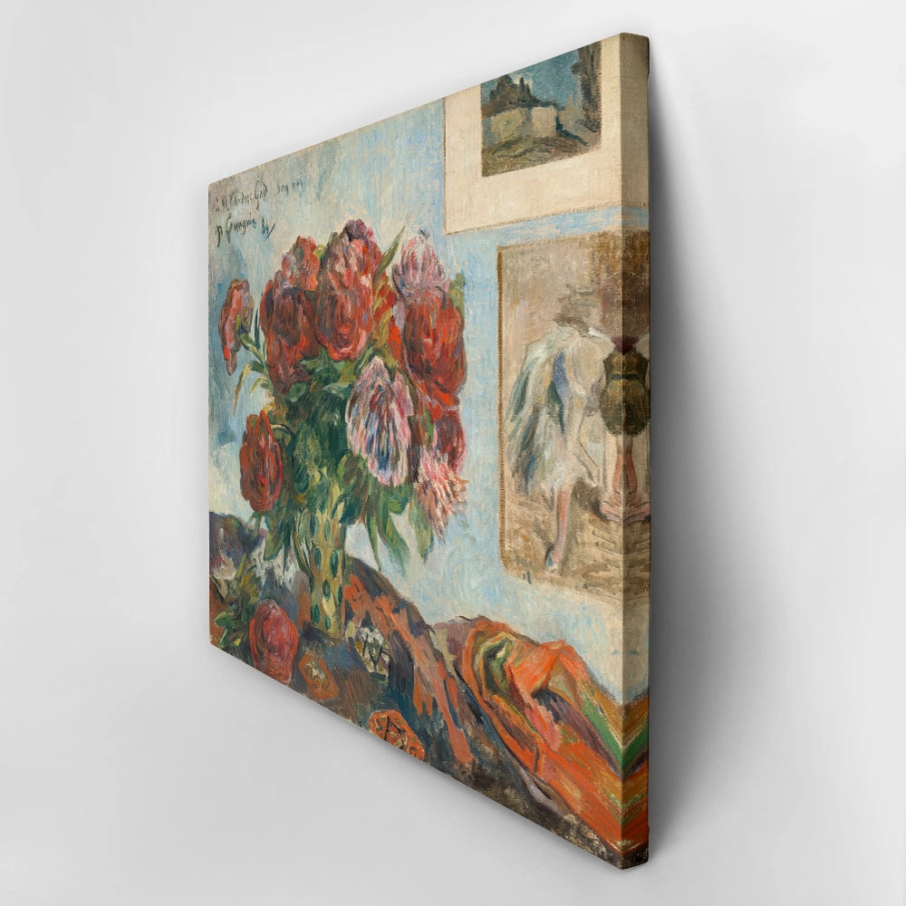 Πινακας σε καμβά PAUL GAUGUIN - STILL LIFE WITH PEONIES