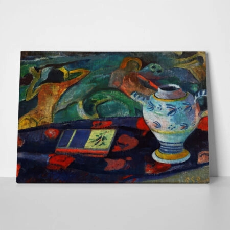 Πινακας σε καμβά PAUL GAUGUIN - STILL LIFE WITH QUIMPER PITCHER - Paul Gauguin