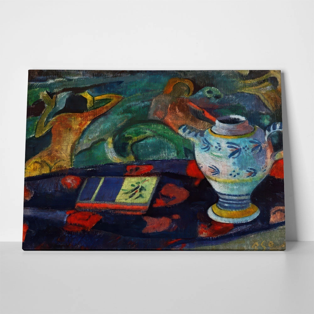 Πινακας σε καμβά PAUL GAUGUIN - STILL LIFE WITH QUIMPER PITCHER
