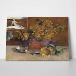 Πινακας σε καμβά PAUL GAUGUIN - STILL LIFE WITH SUNFLOWERS