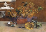 Πινακας σε καμβά PAUL GAUGUIN - STILL LIFE WITH SUNFLOWERS