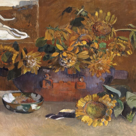 Πινακας σε καμβά PAUL GAUGUIN - STILL LIFE WITH SUNFLOWERS - Paul Gauguin Sticky 5