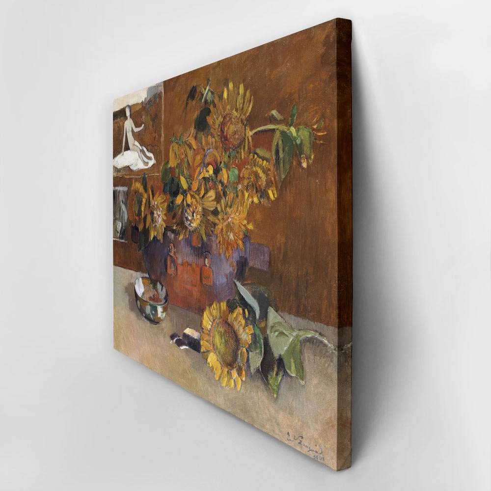 Πινακας σε καμβά PAUL GAUGUIN - STILL LIFE WITH SUNFLOWERS