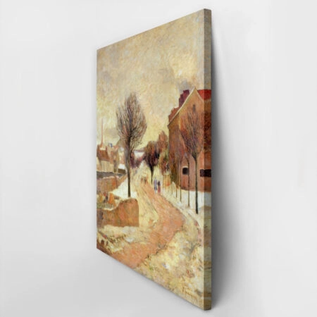 Πινακας σε καμβά PAUL GAUGUIN - SUBURB UNDER SNOW - Paul Gauguin Sticky 2