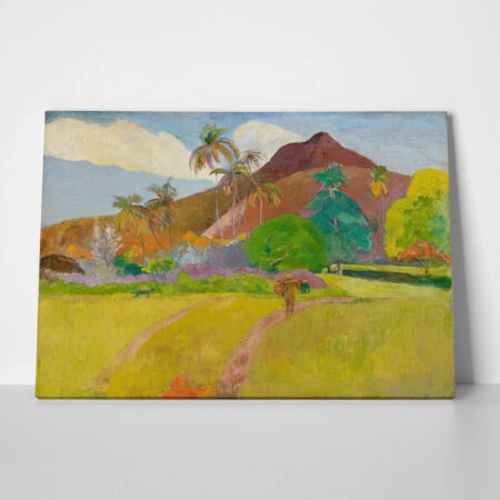 Πινακας σε καμβά PAUL GAUGUIN - TAHITIAN LANDSCAPE - Paul Gauguin