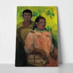 Πινακας σε καμβά PAUL GAUGUIN - TAHITIAN WOMAN AND BOY