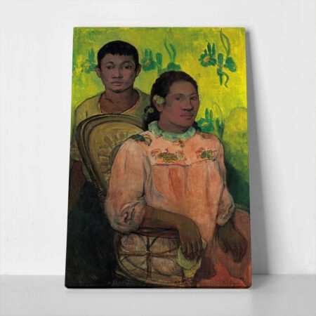 Πινακας σε καμβά PAUL GAUGUIN - TAHITIAN WOMAN AND BOY - Paul Gauguin