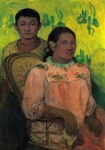 Πινακας σε καμβά PAUL GAUGUIN - TAHITIAN WOMAN AND BOY