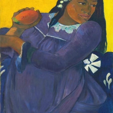 Πινακας σε καμβά PAUL GAUGUIN - TAHITIAN WOMAN WITH A MANGO - Paul Gauguin Sticky 5