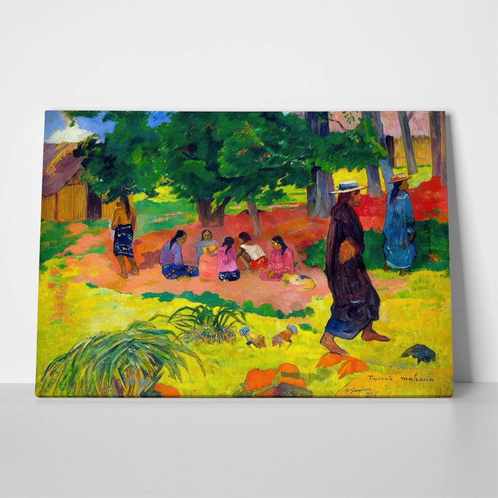 Πινακας σε καμβά PAUL GAUGUIN - TAPERAA MAHANA