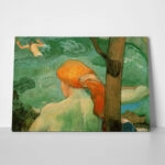 Πινακας σε καμβά PAUL GAUGUIN - THE BATHING PLACE