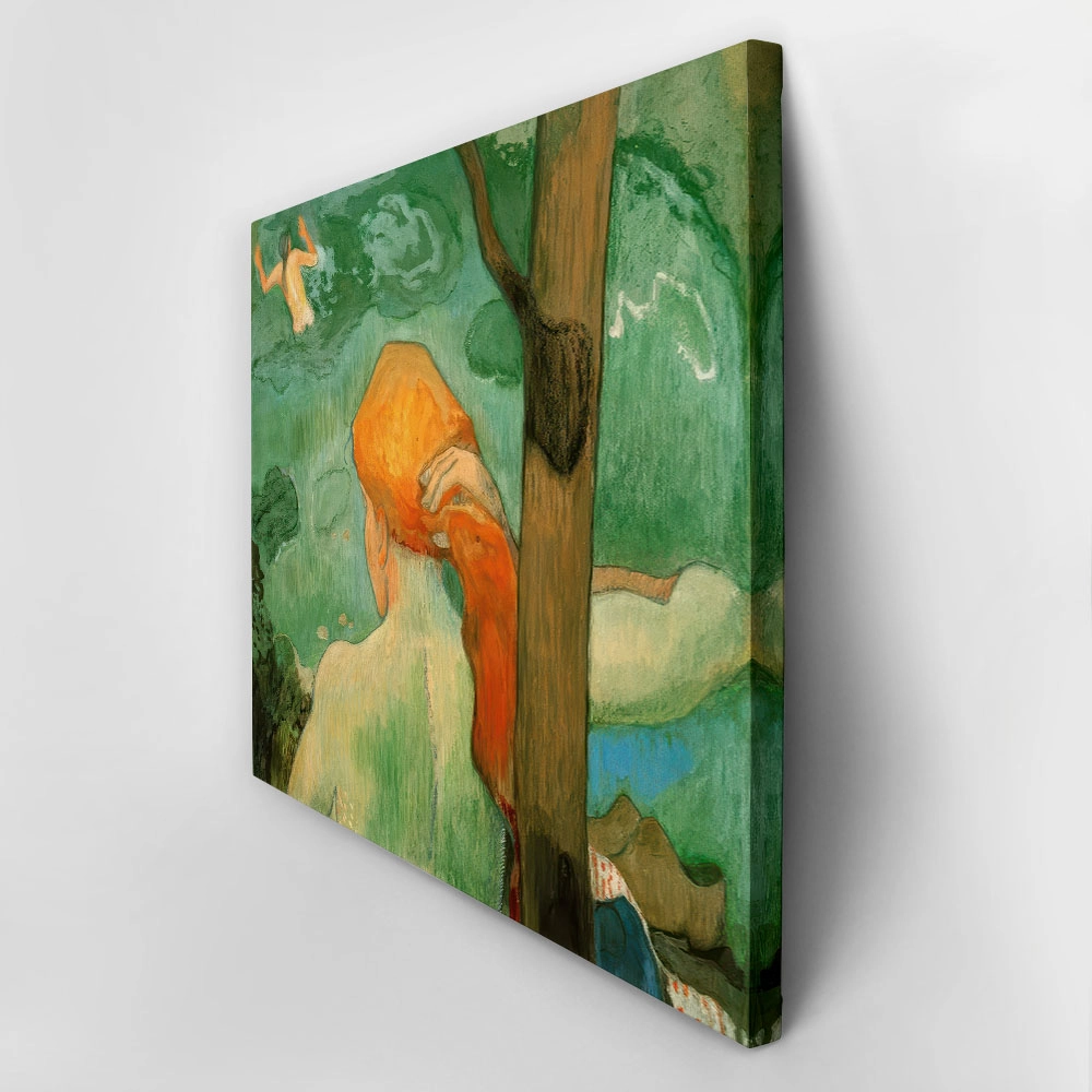 Πινακας σε καμβά PAUL GAUGUIN - THE BATHING PLACE