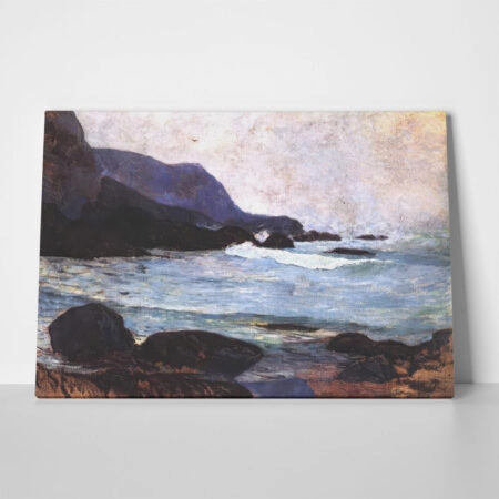 Πινακας σε καμβά PAUL GAUGUIN - THE COAST OF BELLANGENAY - Paul Gauguin
