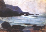 Πινακας σε καμβά PAUL GAUGUIN - THE COAST OF BELLANGENAY