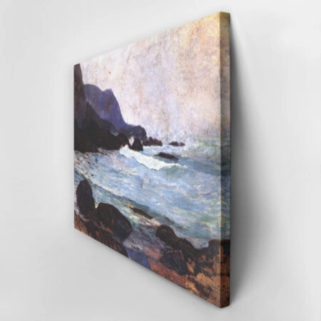 Πινακας σε καμβά PAUL GAUGUIN - THE COAST OF BELLANGENAY - Paul Gauguin Sticky 2
