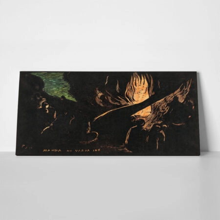 Πίνακας Πανοραμικός σε καμβά PAUL GAUGUIN - THE DEVIL SPEAKS - Paul Gauguin